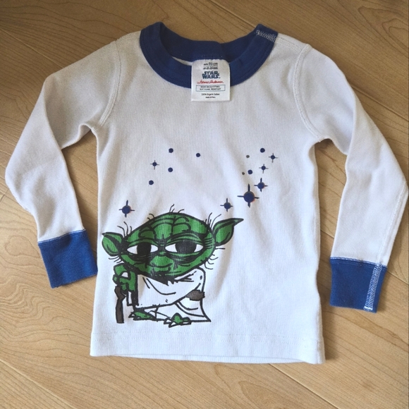 Hanna Andersson Star Wars Baby Yoda 2-piece long sleeved pajama set - Picture 6 of 7